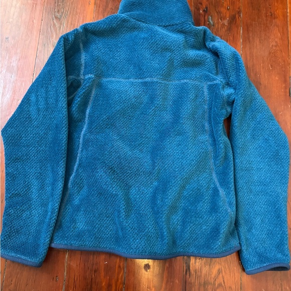 Patagonia Teal Blue Women's Fleece Pullover - Picture 2 of 3